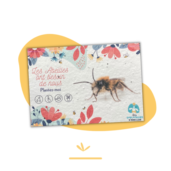 Carte à planter - Abeilles