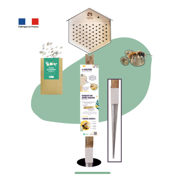 Pack Dorlotoir Royal + cocons d’abeilles + graines de fleurs