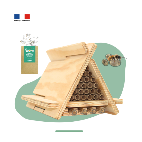 Pack Dorlotoir Tipi Essentiel + cocons d’abeilles + graines de fleurs