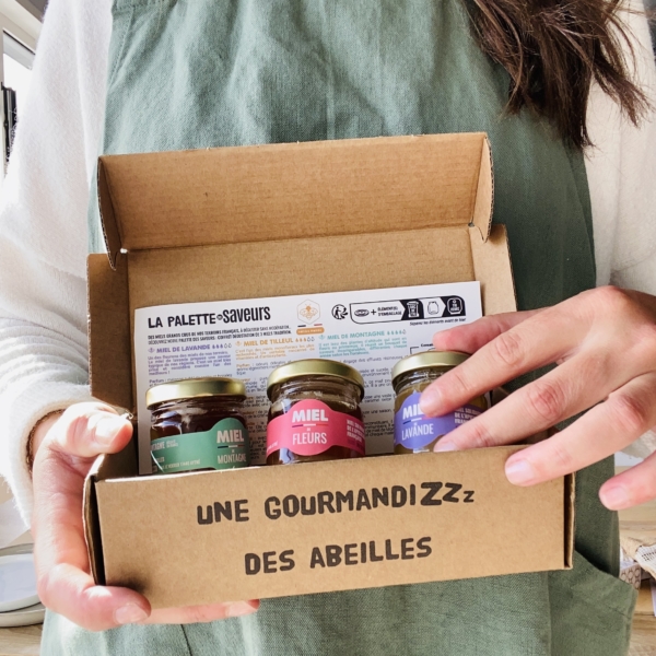 Palette des saveurs - 3 pots de miel bio