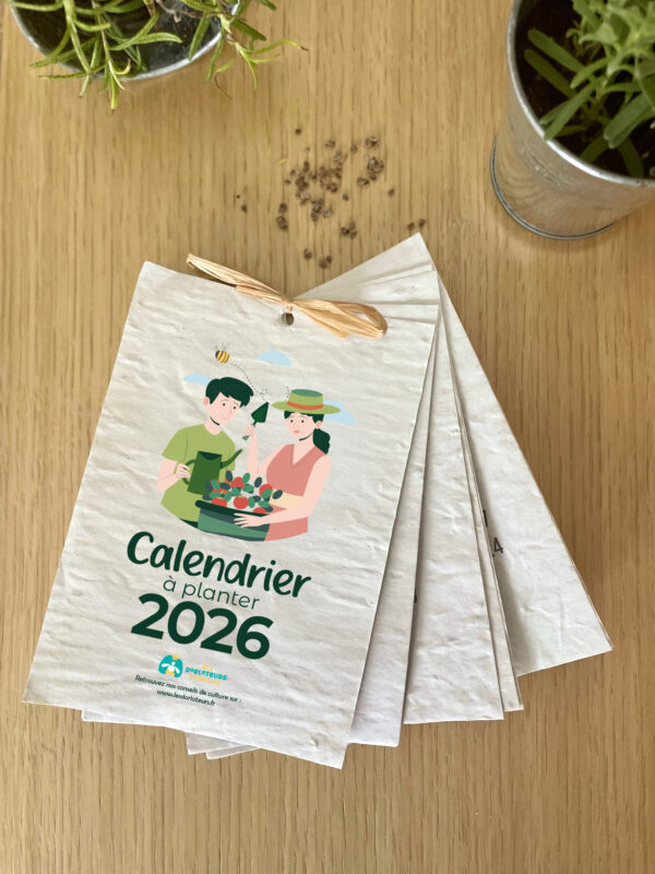 Calendrier 2026 à planter - Préventes