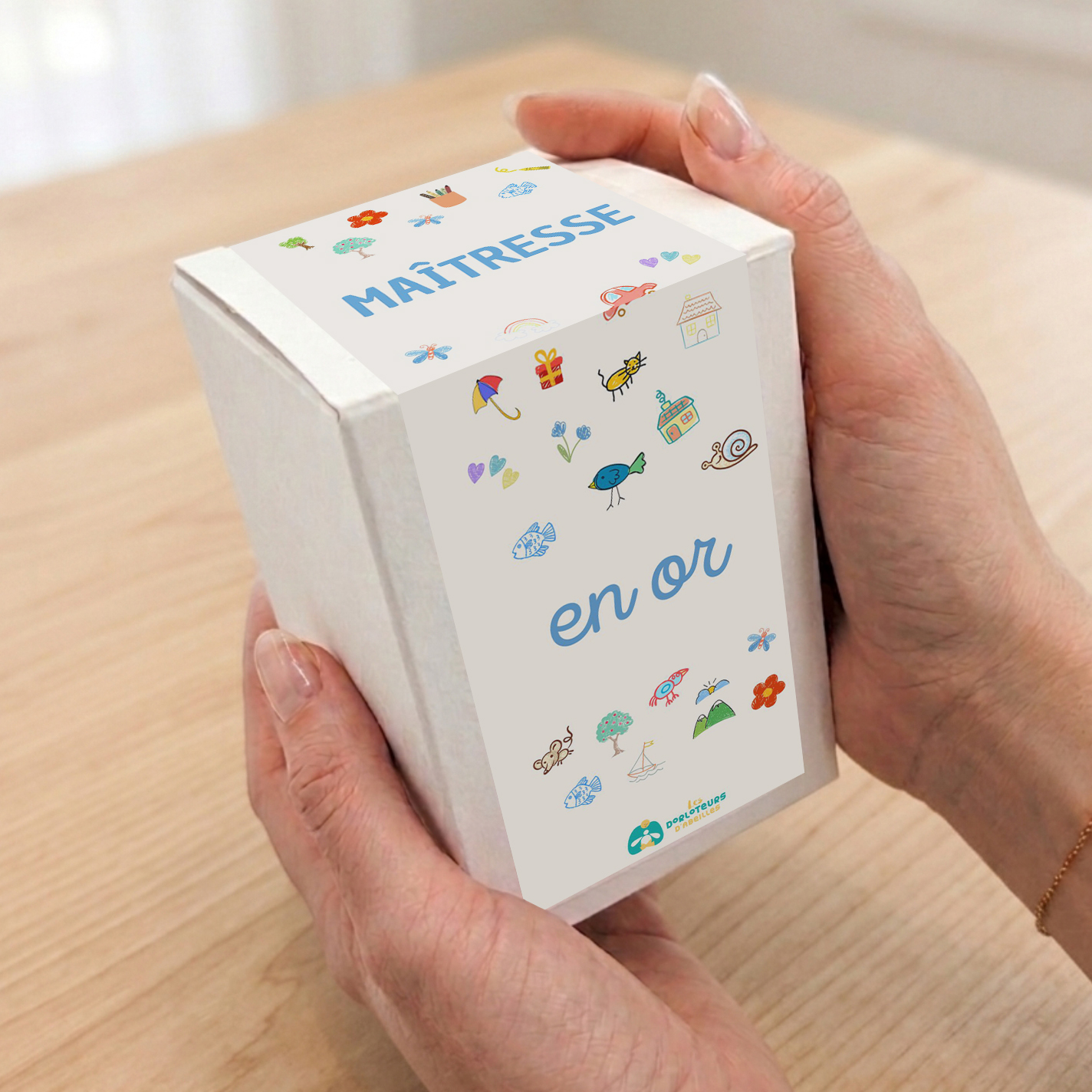 Cadeau maîtresse - Coffret à planter "maîtresse en or" – Image 2