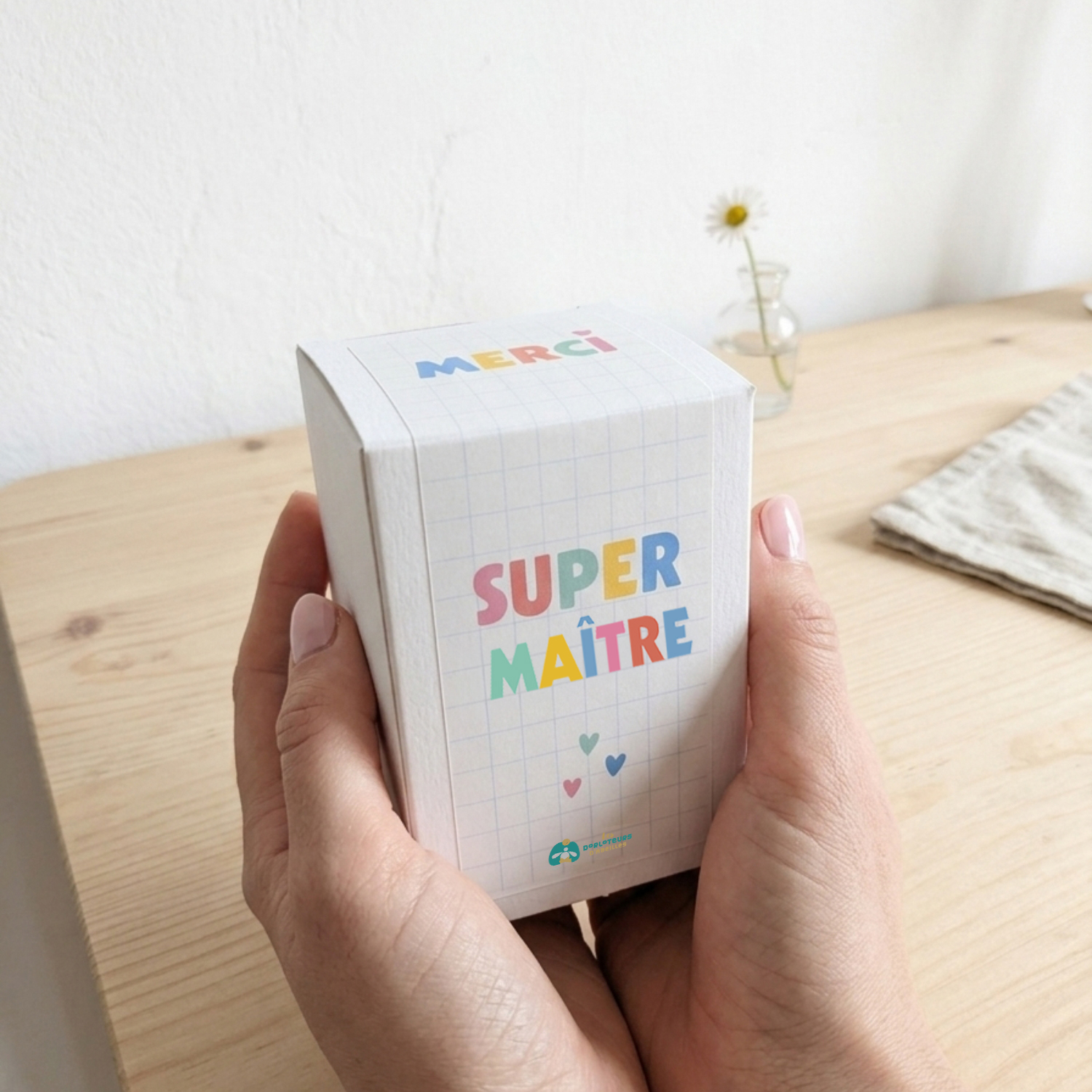Cadeau Maître d'école - Coffret à planter "Merci Super Maître" – Image 3