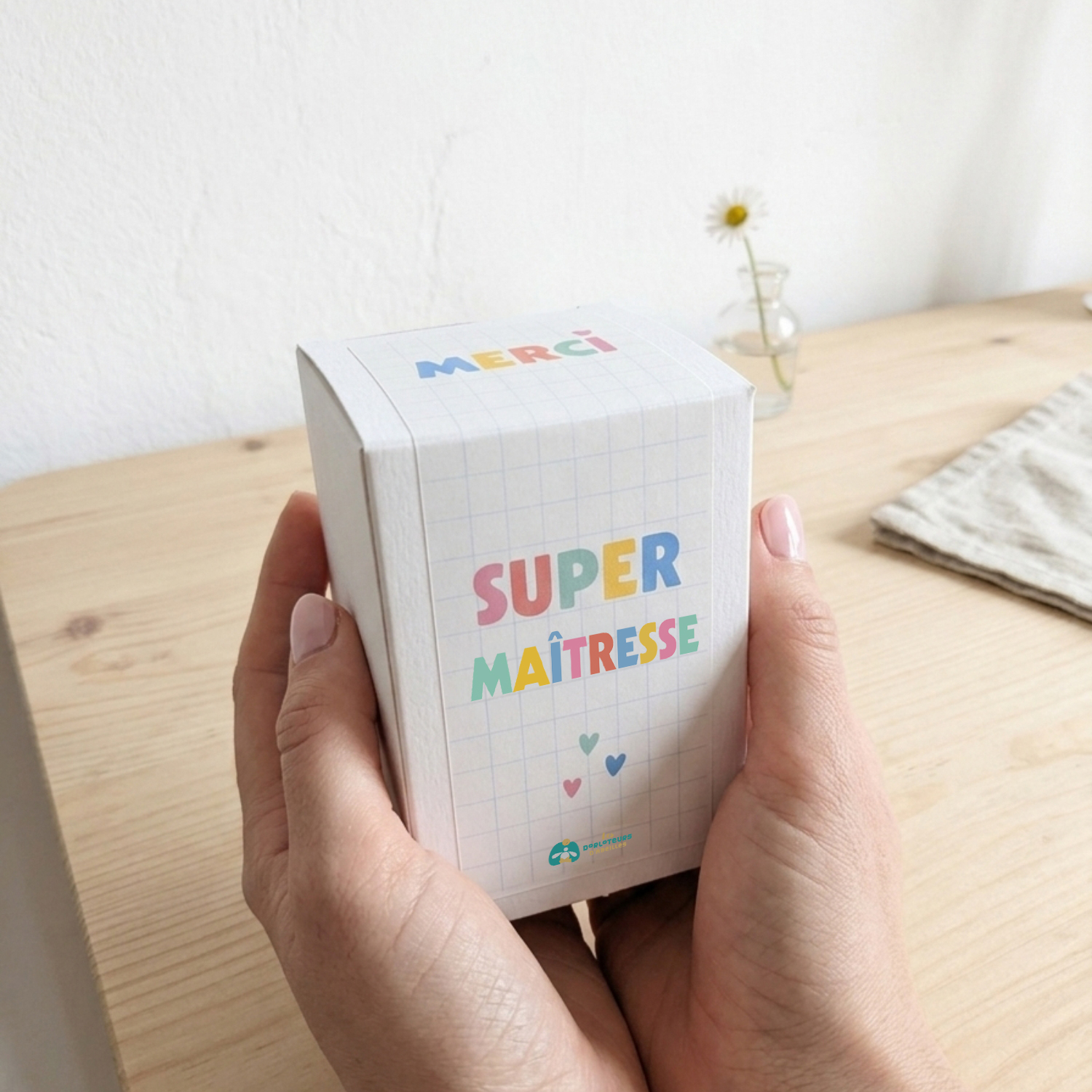 cadeau fin année maitresse école